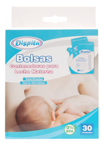 Dispita Bolsas Contenedoras Para Leche Materna X 30 Unidades
