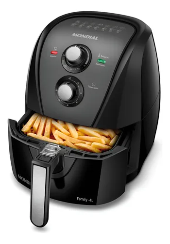 Fritadeira sem óleo air fryer 4L Mondial 1500W AFN-40-BFT