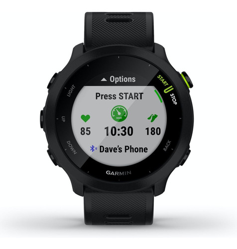 Imagem 4 de 7 de Smartwatch Gps Garmin Forerunner 55 Hrm Pace Elevação Passos