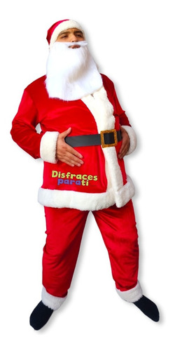 Disfraz Viejito Pascuero Deluxe Santa Claus Adulto Disfraces Parati.