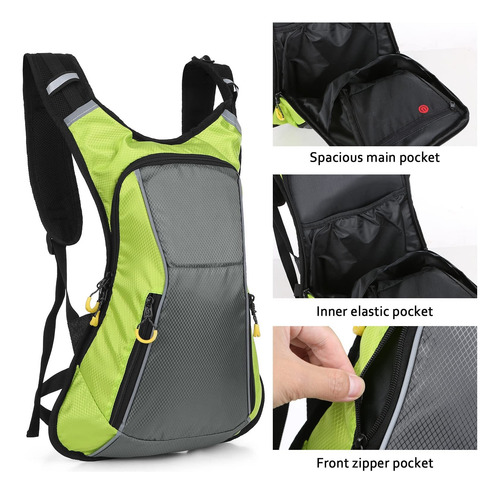 Mochila Con Señal De Giro Led Mochila Reflectante