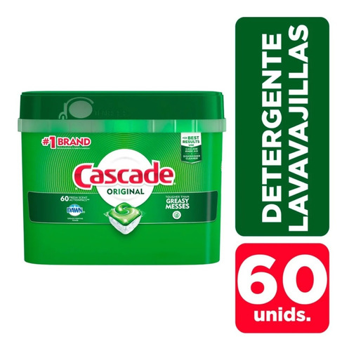 Detergente Para Lavavajillas Cascade Complete Capsulas 60 C/