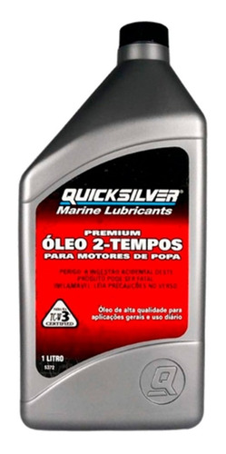 Óleo Lubrificante 2 Tempos Quicksilver Tc-w3 1l - Náutica