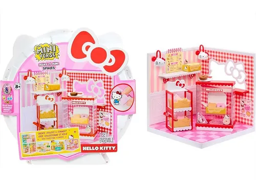 Mga's Miniverse Make It Mini Spaces Hello Kitty Muñeca Moda