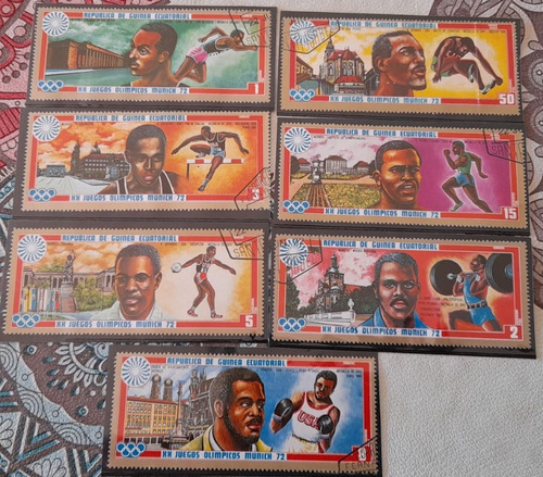 Sello Postal - Guinea Ecuatorial - Jjoo 1972 ( 7 Sello )