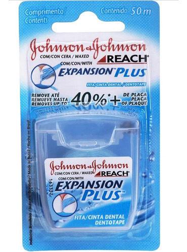 Fio Dental Johnson E Johnson Reach Plus 50 Metros