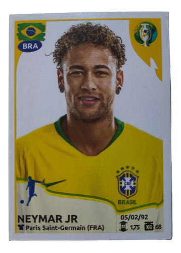 Lamina Album Copa America Brasil 2019 Neymar Jr #37