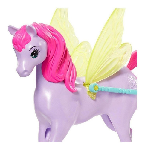 Imagen 3 de 4 de Barbie Dreamtopia princesa con carruaje Mattel GJK53