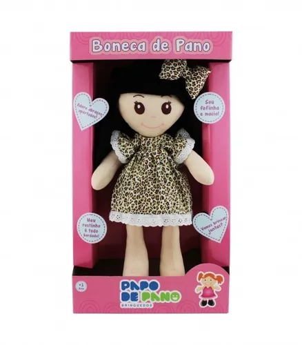 Boneca de Pano Bella – Troca de Roupa