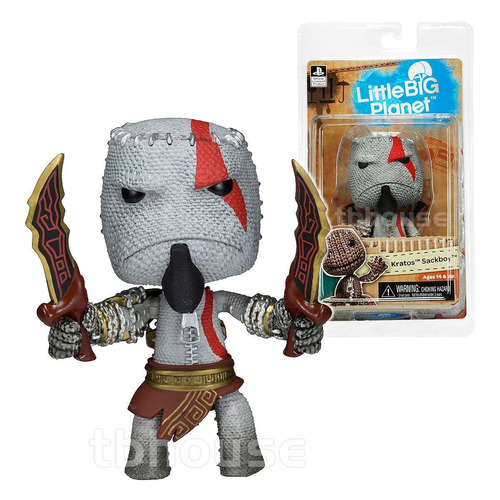 Muñeco Figura Sackboy Kratos Sony Neca God Of War Xuruguay