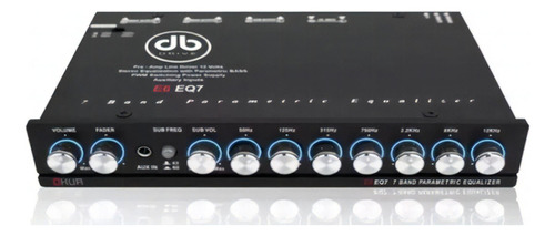 Ecualizador Parametrico Db Drive E6 Eq7 7 Bandas 7 Volts 