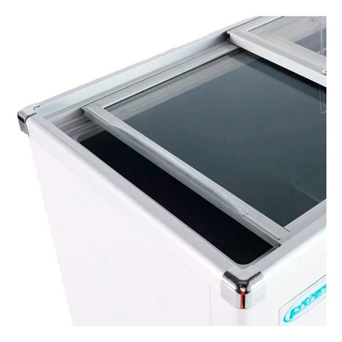 Congelador Tapa De Vidrio 168 Litros Continental