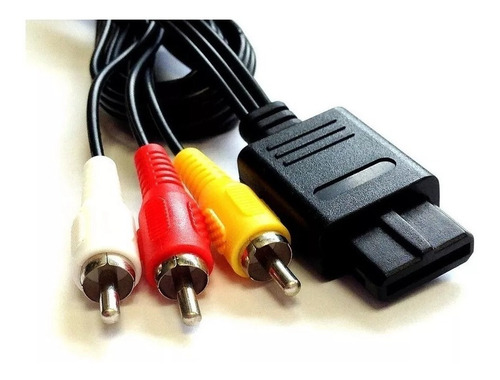 Cable Video Rca Av Para Nintendo Snes N64 Gamecube Gmtk