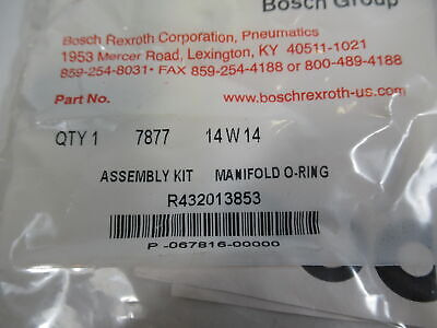 Rexroth R432013853 O-ring Kit For Valve Manifold Station Oaf