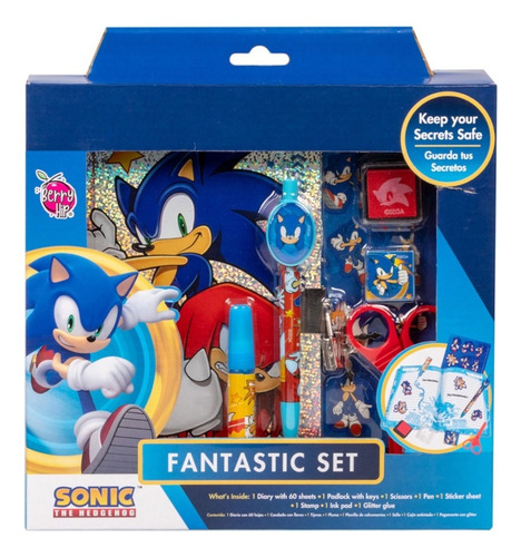 Set De Arte Mundo De Sonic Horas De Diversión! 8 Pz