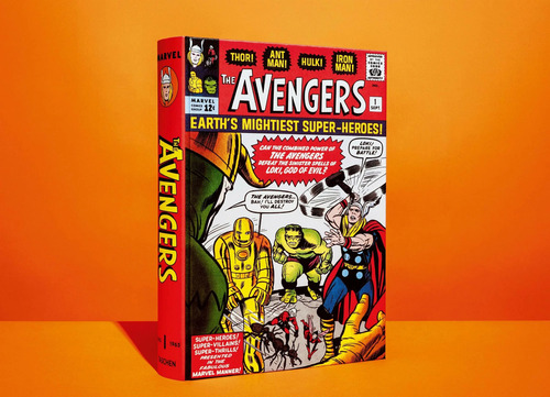 Marvel Comics Library Avengers Vol 1 de Kurt Busiek 1963-1965 por Editorial Taschen en Inglés Tapa Dura