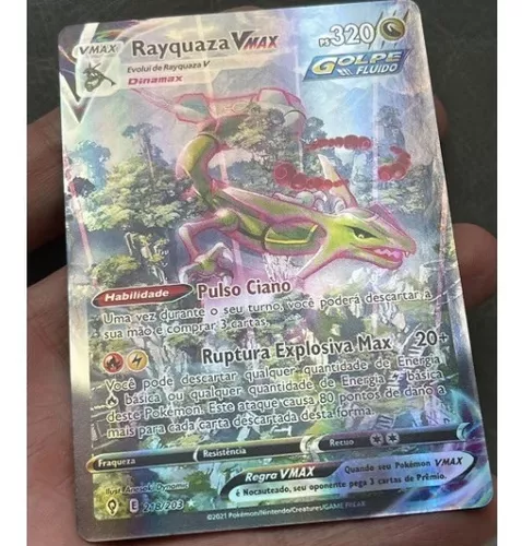 Lote 50 Cartas Pokémon Vmax V Gx Em Português Cartas Brilhantes Sem Repetir  - TechBrasil