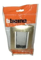 Comprar Tapa Placa Dorada Y Blanca 3 Módulos Bticino Modus Style