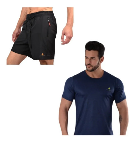 Combo Urbx! Short Microfibra + Remera Deportiva Naz