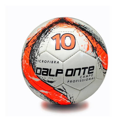 Bola Campo Dalponte 10 Microfibra Costurada A Mão Cor Branco