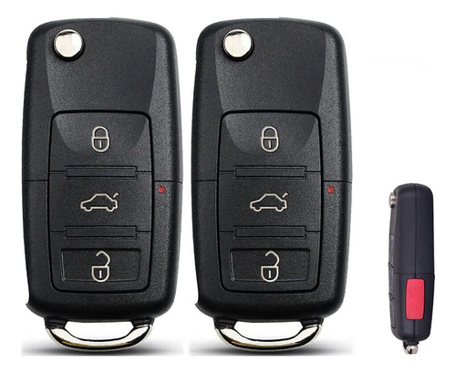 2 X Control Remoto Repuesto Calidad Para Vehiculo Volkswagen