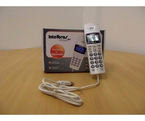 Telefone Voip Skype Para Notebook Ou Pc Usb Phone Intelbras!