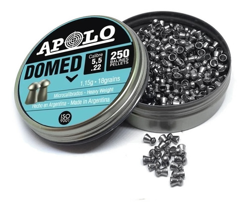 Balines Apolo Domed X250 5.5 Mm