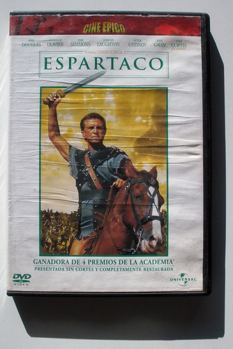 Dvd - Espartaco - Dir Stanley Kubrick - Colección Cine Epico