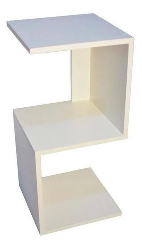 Mesa De Cabeceira Lateral S Branco Em Mdf  60x25x25