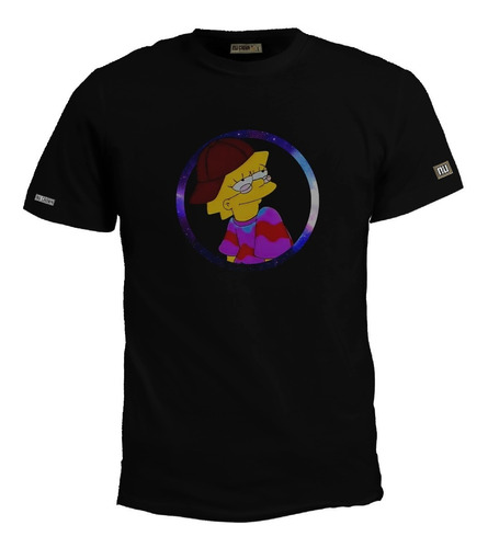 Camiseta Estampada Lisa Hippie Los Simpson Bto