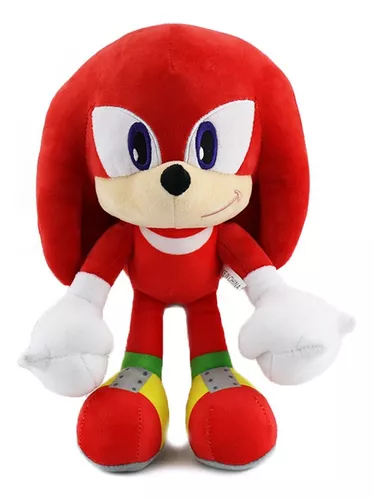 Kit 3 Boneco Pelúcia Turma Do Sonic 35 Cm Unisex Antialergic