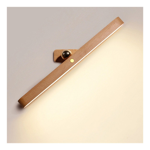 Luz De Pared De Pasillo Inalámbrica, Faro De Madera,