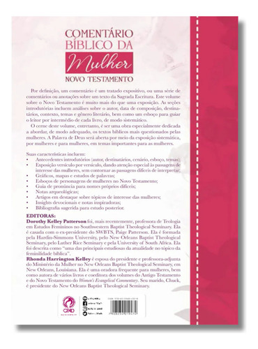 Comentário Bíblico Da Mulher Vol. 1 E 2: Vo Testamento, De Cpad., Vol. Único. Editorial Casa Publicadora Das Assembleias De Deus, Capa Dura Em Português, 2025