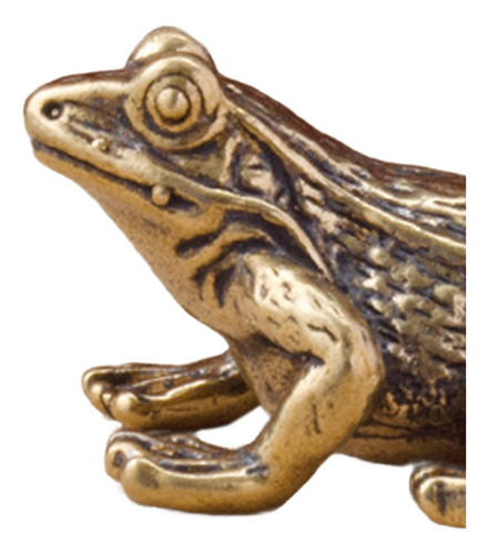 2x Estatuas De Ranas De Latón Artesanales Para Atraer