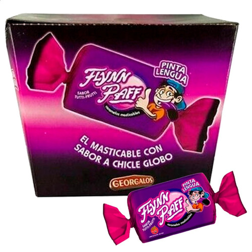 Caramelos Masticables Flynn Paff Pinta Lenguas 8 Gr X 70 U