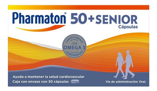 Multivitamínico Pharmaton 50 + Senior En 30 Cápsulas