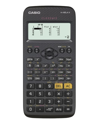 Calculadora Cientifica Casio Fx-82lax 275 Func - Color Negro