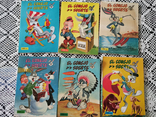 6 Libro Cómics De El Conejo De La Suerte Novaro $690 C/u