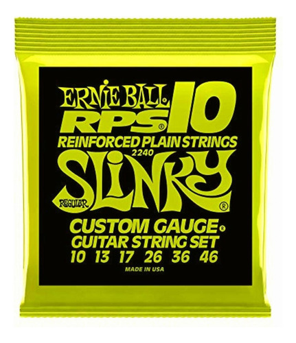 Ernie Ball Regular Slinky Rps Cuerdas Para Guitarra