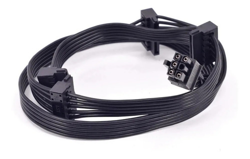 Cabo Compatível Fonte Modular Corsair Molex 4pin E Sata 4pin