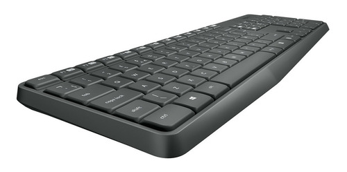 Imagen 3 de 4 de Kit de teclado y mouse inalámbrico Logitech MK235 Español - Negro