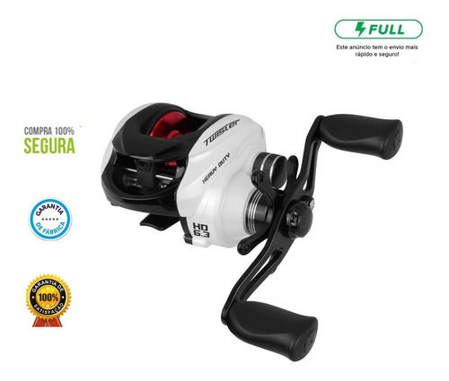 Carretel Carretilha Twister Hd 6000 Esquerda Drag 8kg Saint