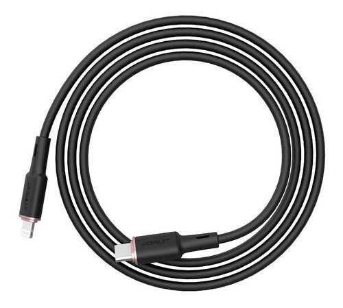 Cable Usb-c A Lightning, Mfi, Acefast C2-01 Silicona Color Negro