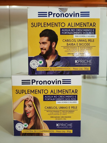 Pronovin Suplemento Alimentar Com 30 Kpriche -  Kit Com 2