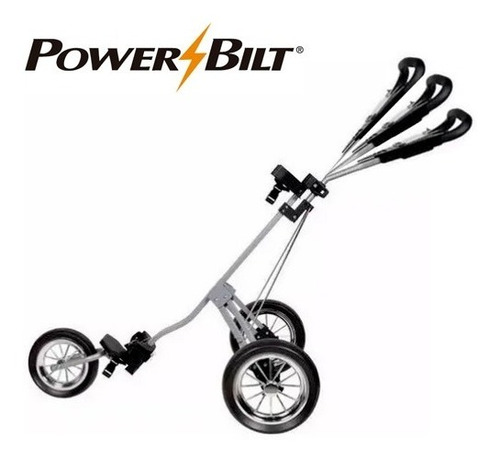 Imagen 3 de 6 de Carro Manual Golf 3 Ruedas Powerbilt 25%off +