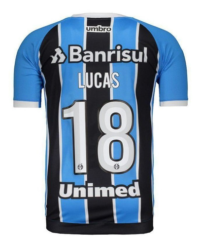 Camisa Umbro Grêmio I 2017 18 Lucas Barrios