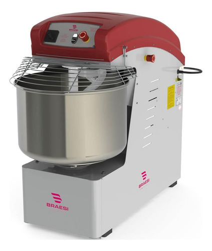 Masseira Espiral Aes-60/1 2 Velocidade 60l Braesi 380v Trif.
