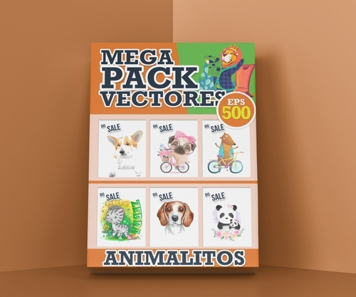 Mega Pack De 500 Vectores Eps Sublimación Diseños Animales