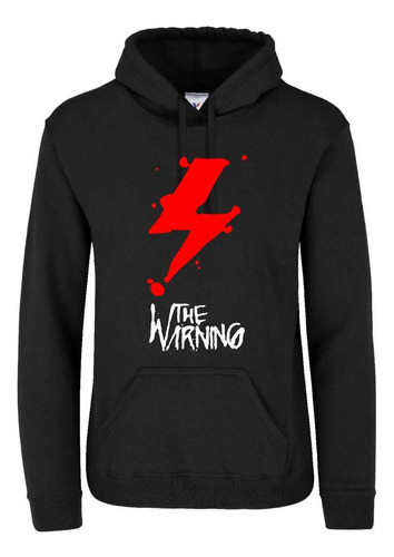 Sudadera The Warning Logo Rayo Rock 1 Con Gorro