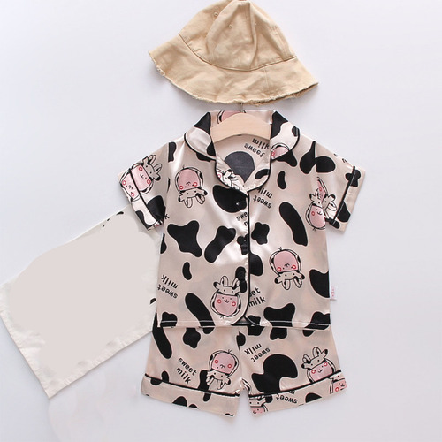 Conjunto A La Moda, Casual, Creativo, De Manga Corta Para Ni